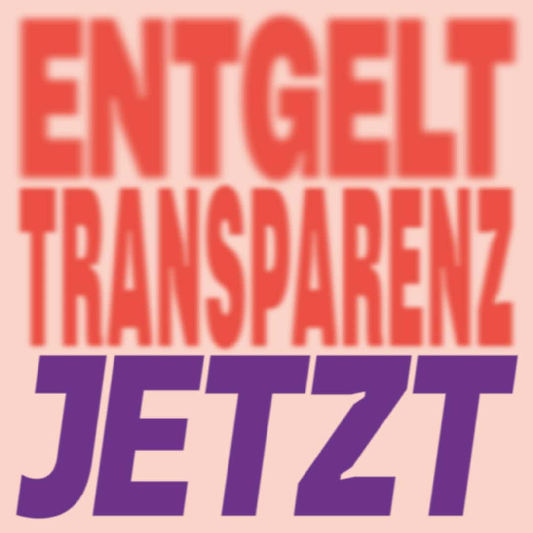 Bild – Entgelttransparenz Jetzt